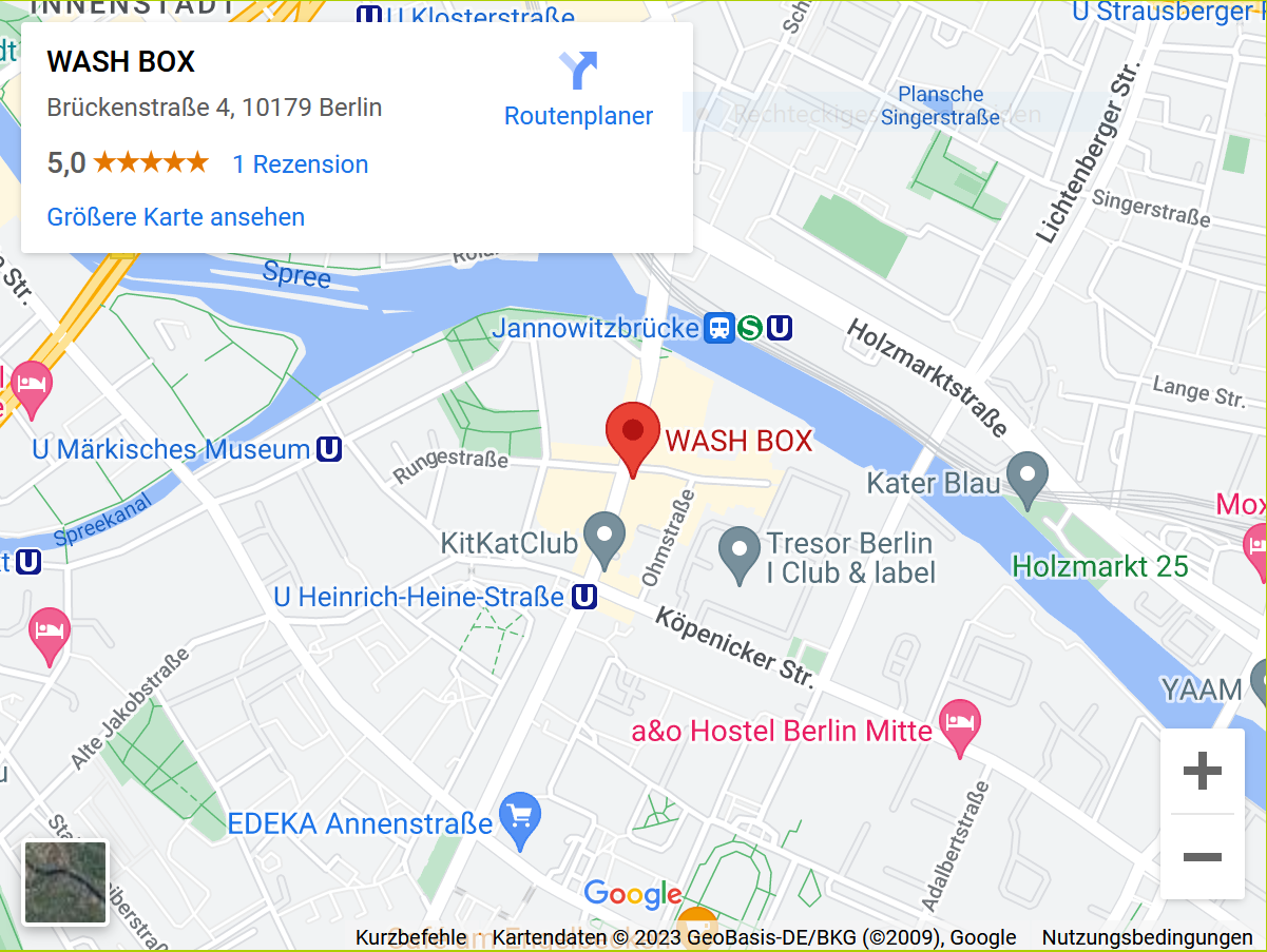 Google Maps Karte aktivieren